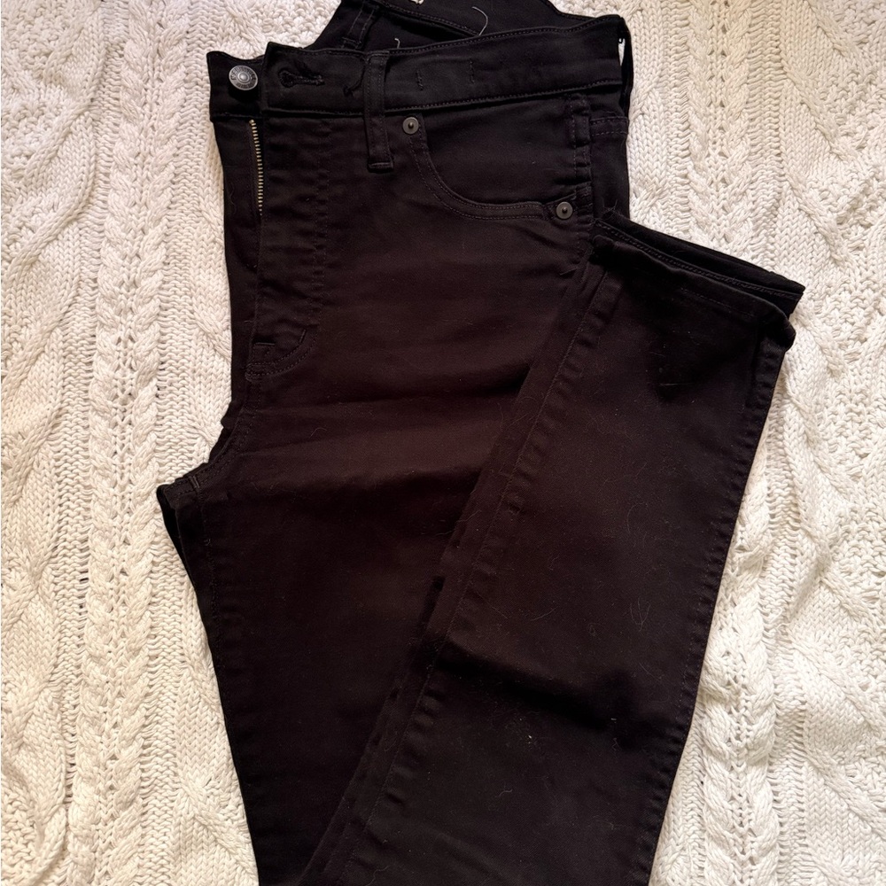 Madewell Women's Black Skinny Jeans